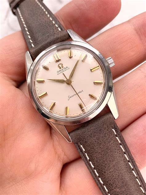 vintage omega seamaster diameter|omega seamaster automatic vintage price.